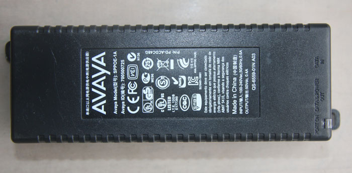NEW original AVAYA 50V 0.4A SPPOE-1A 700500725 POE ac adapter power supply